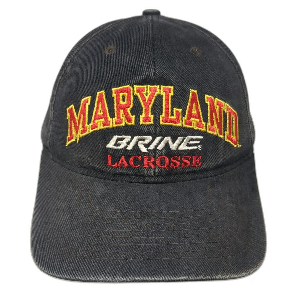 #1 Apparel Maryland Terrapins NCAA Snapback Black Hat One Size Brine Lacrosse